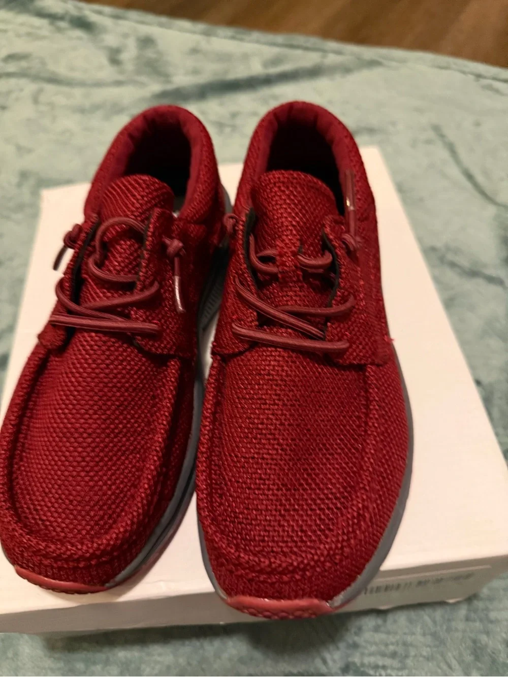 Kids Casual Knit Sneakers - Red